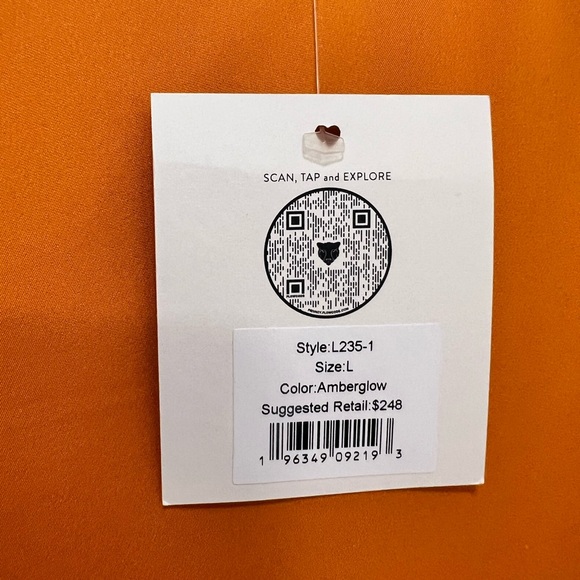 NWT Lita by Ciara 100% Silk Dress - Picture 7 of 8